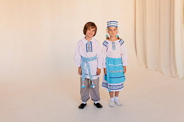 Белорусский народный костюм (девочка) (платье + фартук + головной убор) – портал поставщиков НСППО - 4