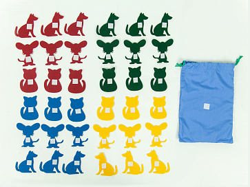 Аксессуары для жилета с 32 липучками: мышки, котики, собачки (36 фигур) – портал поставщиков НСППО - 2