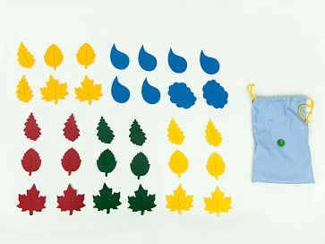 Аксессуары для жилета с 32 пуговицами: листья, тучки и капельки (32 фигуры) – портал поставщиков НСППО - 2